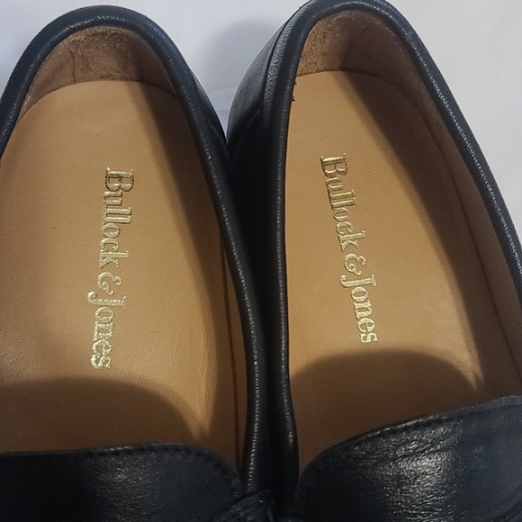 Bullock & Jones men black slip-on shoes size 9 main image 8